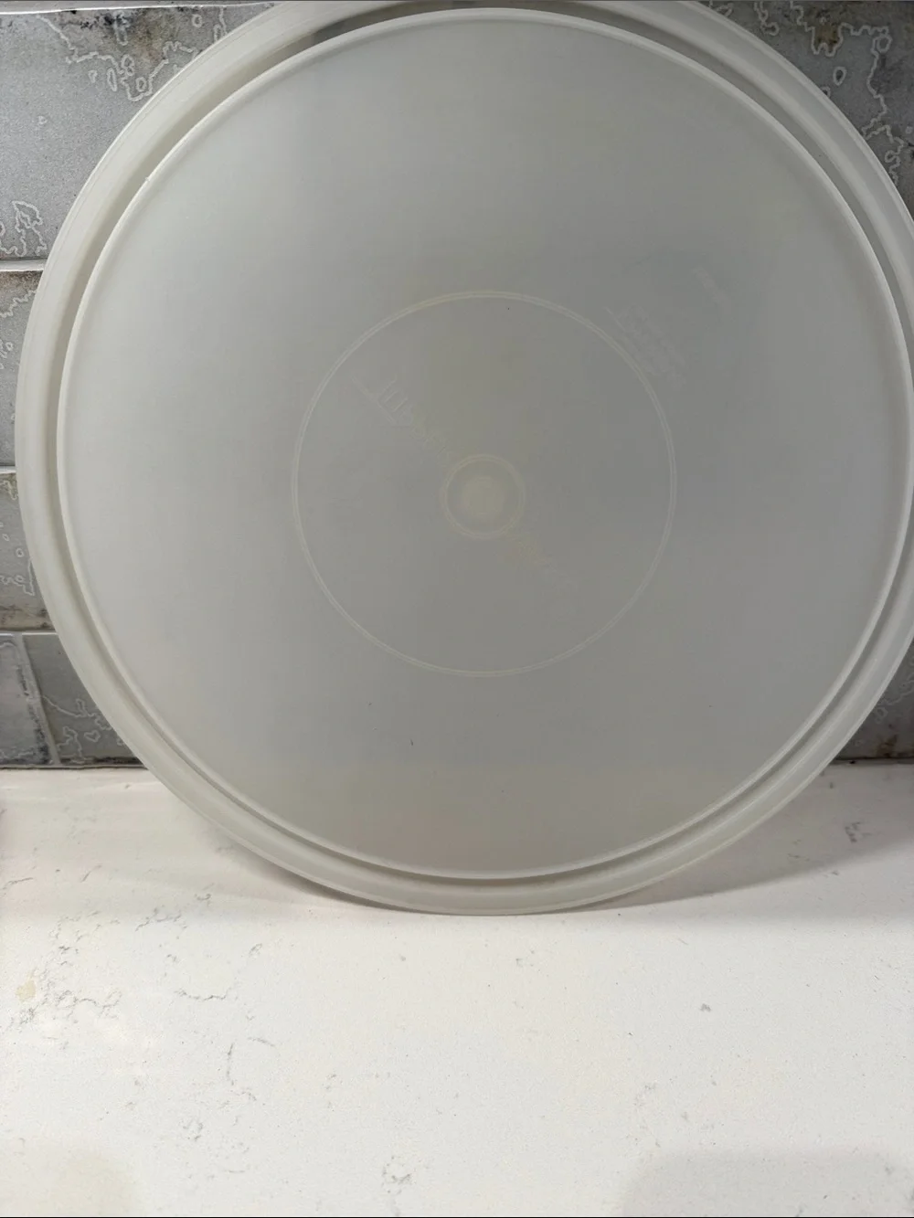 Tupperware Plastic Lid